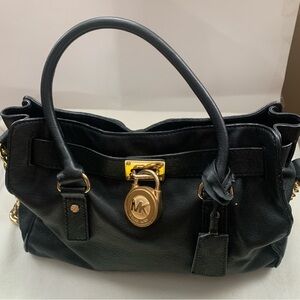 Michael Kors Black Leather Handbag